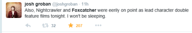 Foxcatcher tweet